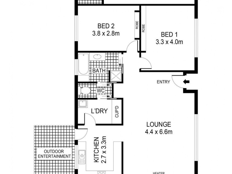 4/7 Carpenter Street, Kangaroo Flat VIC 3555 Floorplan