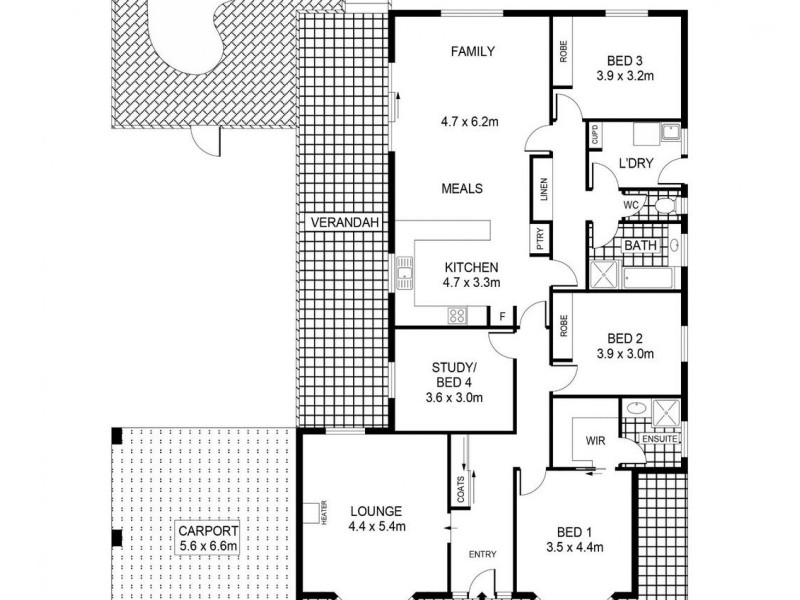 218  North Harley Street, Strathdale VIC 3550 Floorplan