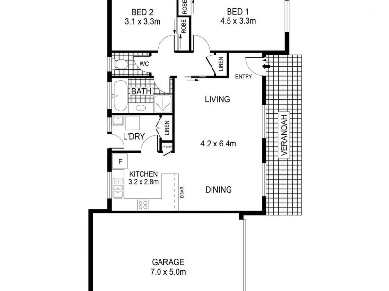 1/112 Neale Street, Flora Hill VIC 3550 Floorplan