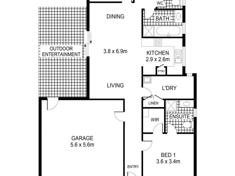 11 Trickett Court, Kangaroo Flat VIC 3555 Floorplan