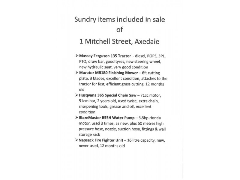 1 Mitchell Street, Axedale VIC 3551 Floorplan