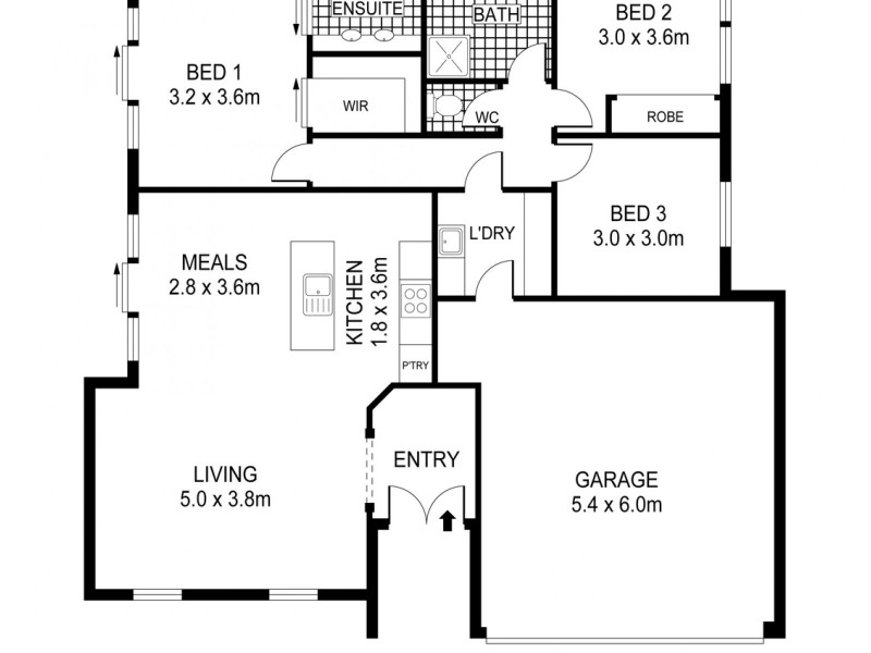 9A Chantelle Court, Kangaroo Flat VIC 3555 Floorplan