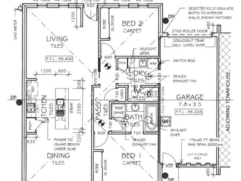 1/20 Dowding Street, California Gully VIC 3556 Floorplan