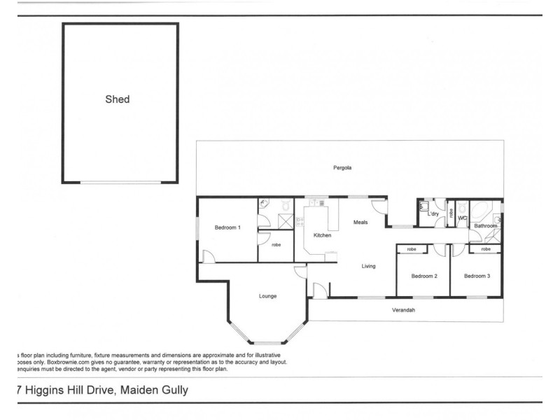 27 Higgins Hill Drive, Maiden Gully VIC 3551 Floorplan