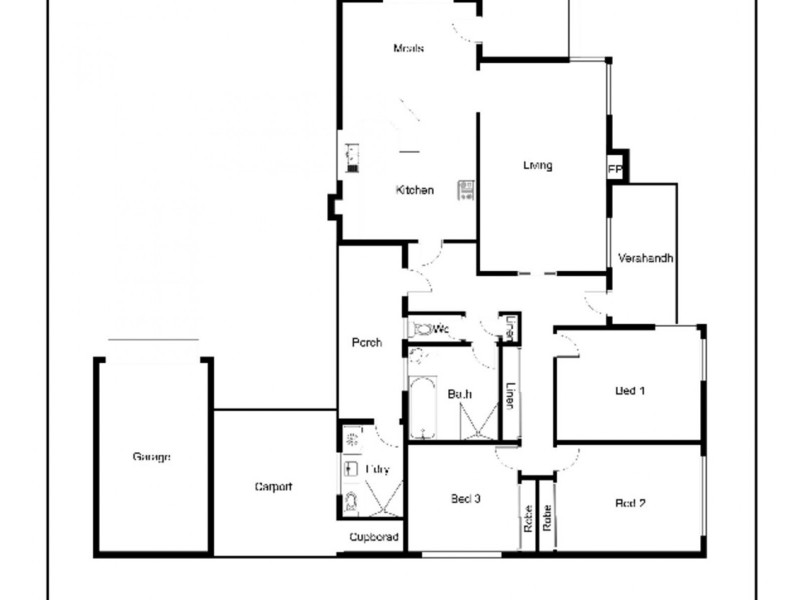 222 High Street, Kangaroo Flat VIC 3555 Floorplan