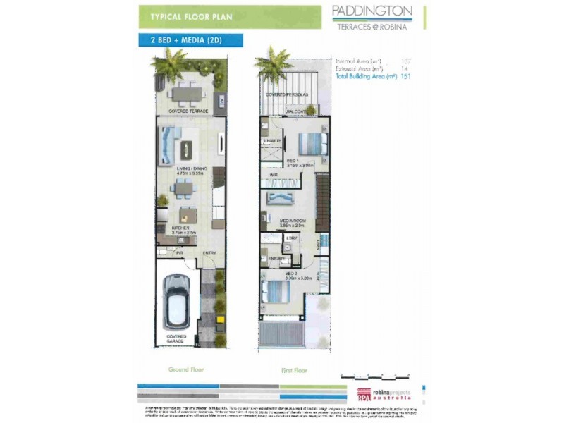 58/1 The Garden Way, Robina QLD 4226 Floorplan