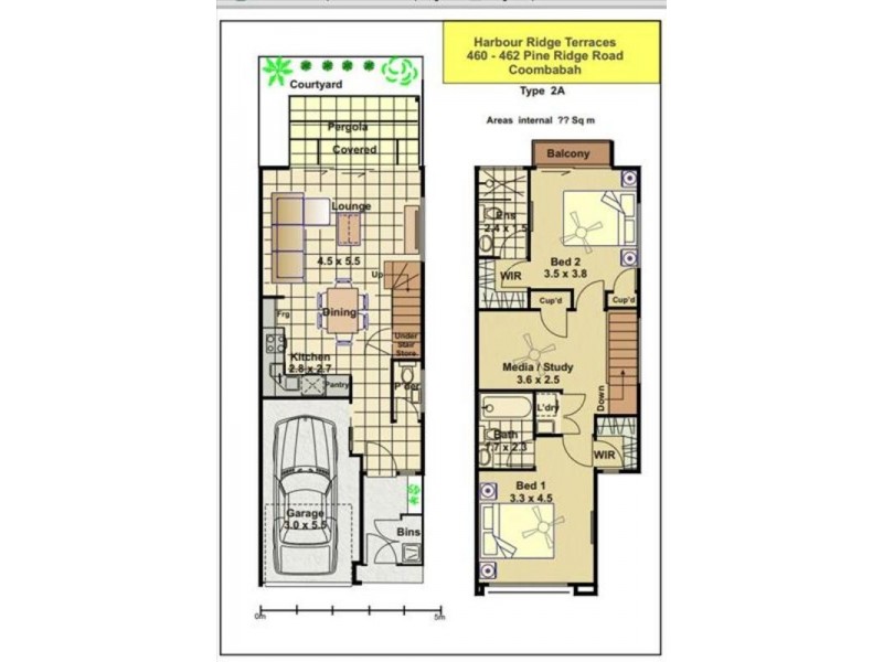 2/462 Pine Ridge Rise, Coombabah QLD 4216 Floorplan