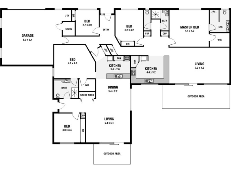 1 Beaconsfield Drive, Burleigh Waters QLD 4220 Floorplan