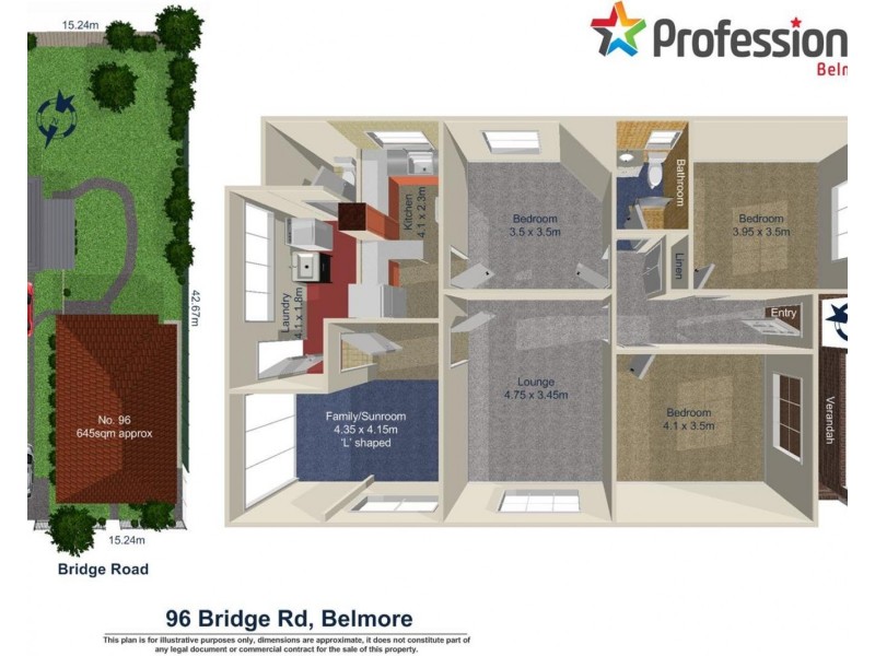 96 Bridge Road, Belmore NSW 2192 Floorplan