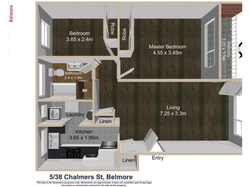 5/38 Chalmers Street, Belmore NSW 2192 Floorplan