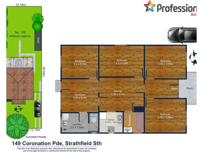 149 Coronation Parade, Strathfield South NSW 2136 Floorplan