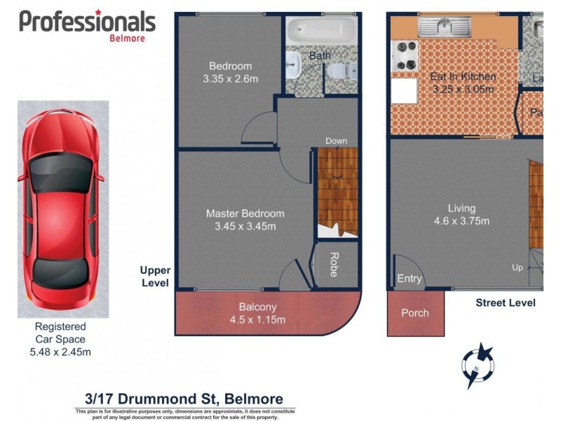 3/17 Drummond Street, Belmore NSW 2192 Floorplan