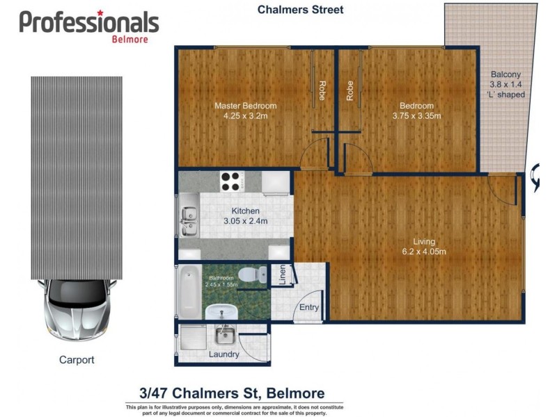 3/47 Chalmers Street, Belmore NSW 2192 Floorplan
