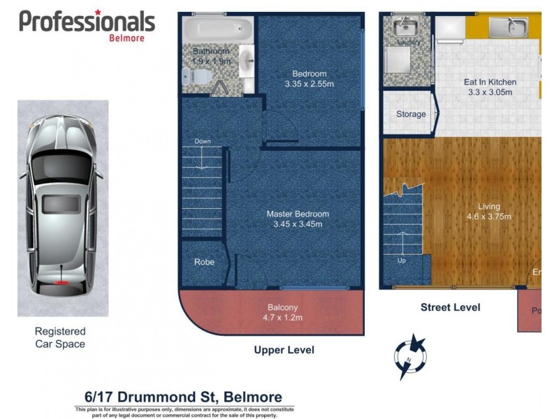 6/17 Drummond Street, Belmore NSW 2192 Floorplan