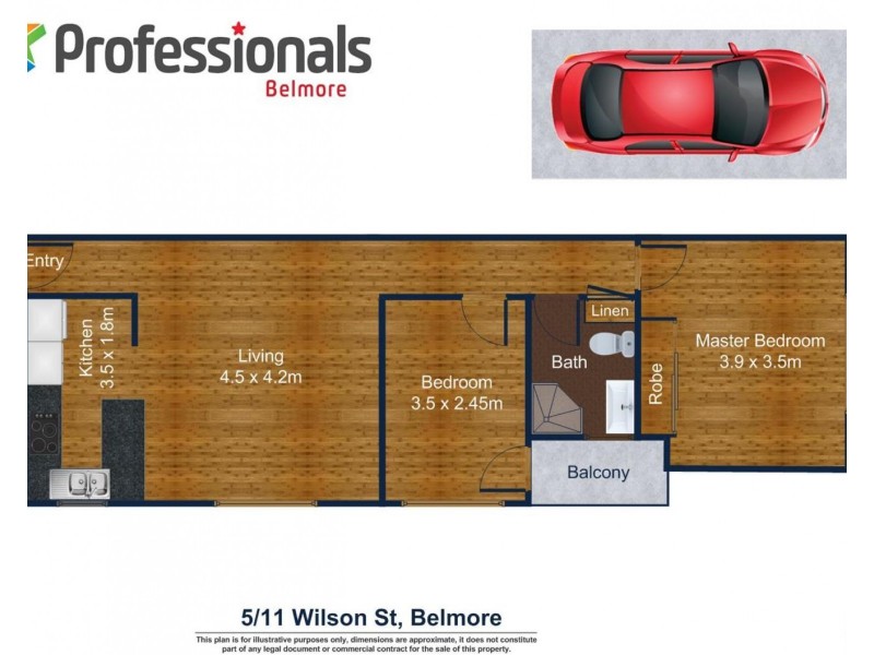 5/11 Wilson Avenue, Belmore NSW 2192 Floorplan