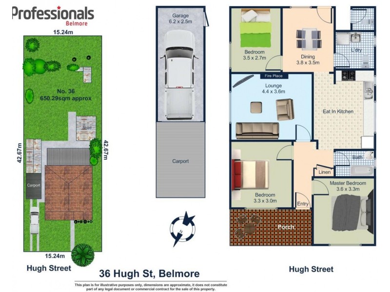 36 Hugh Street, Belmore NSW 2192 Floorplan