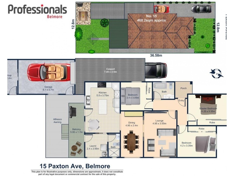 15 Paxton Avenue, Belmore NSW 2192 Floorplan