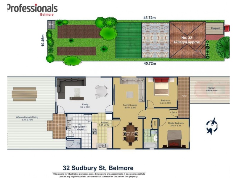 32 Sudbury Street, Belmore NSW 2192 Floorplan