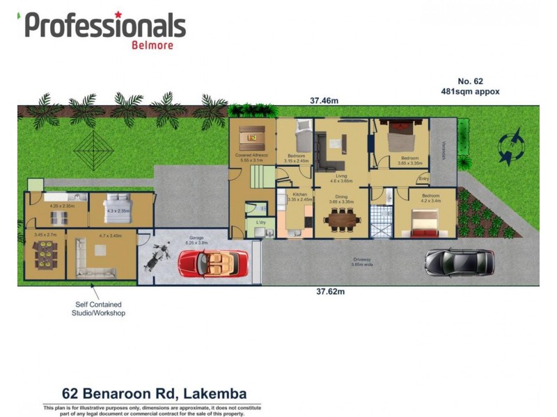 62 Benaroon Road, Lakemba NSW 2195 Floorplan