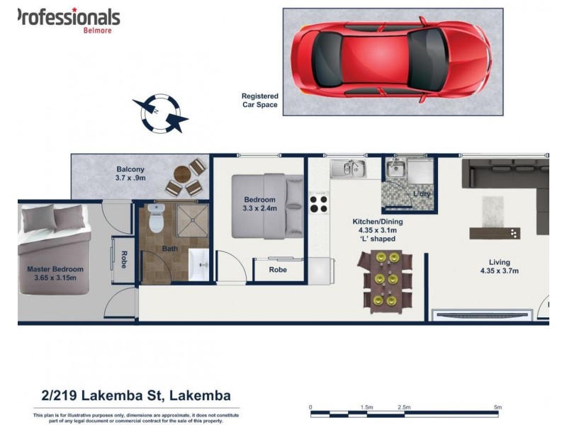 2/219 Lakemba Street, Lakemba NSW 2195 Floorplan