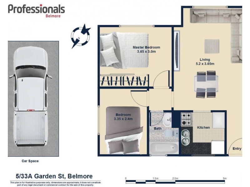 5/33A Garden Street, Belmore NSW 2192 Floorplan