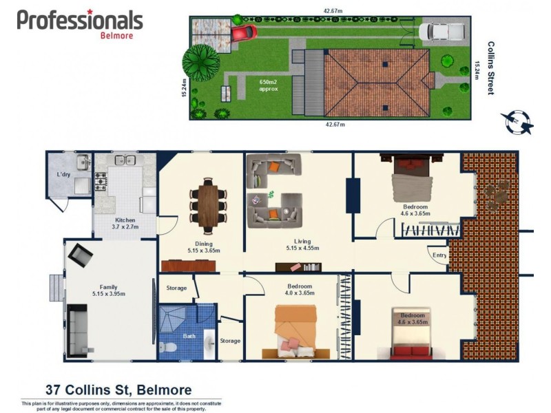 37 Collins Street, Belmore NSW 2192 Floorplan