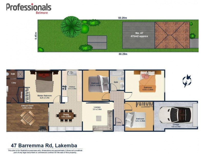 47 Barremma Road, Lakemba NSW 2195 Floorplan