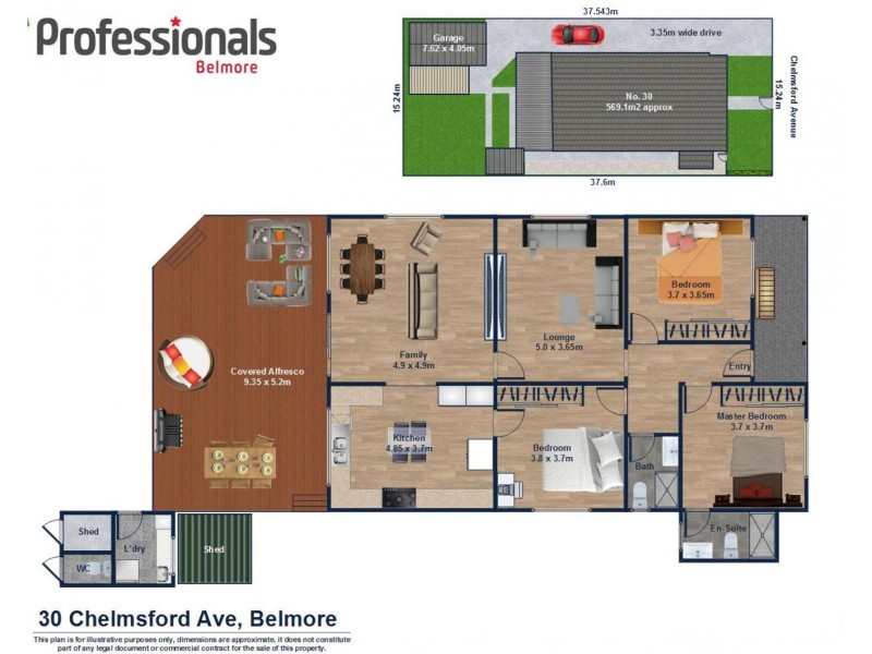 30 Chelmsford Avenue, Belmore NSW 2192 Floorplan