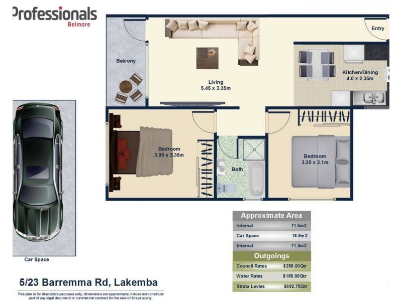 5/23 Barremma Road, Lakemba NSW 2195 Floorplan