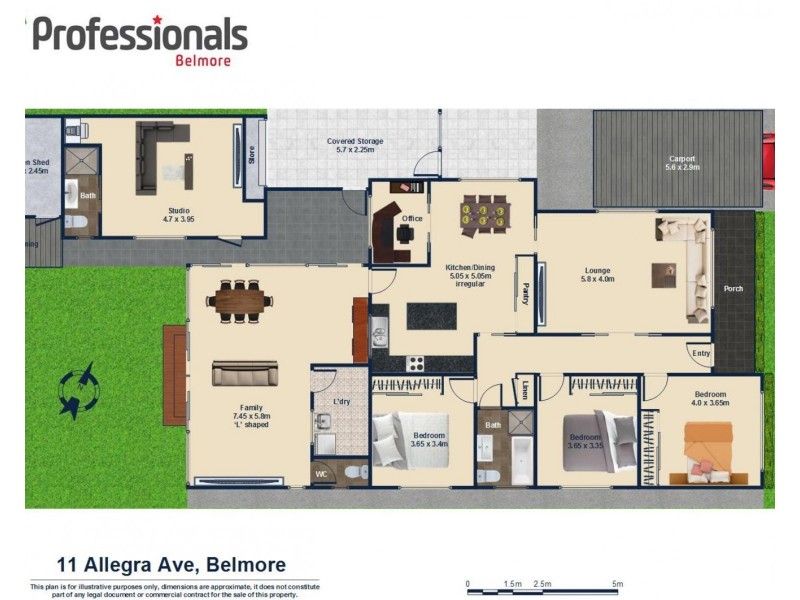 11 Allegra Avenue, Belmore NSW 2192 Floorplan