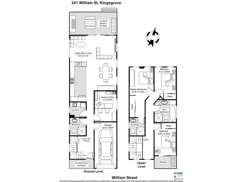 241 William Street, Kingsgrove NSW 2208 Floorplan