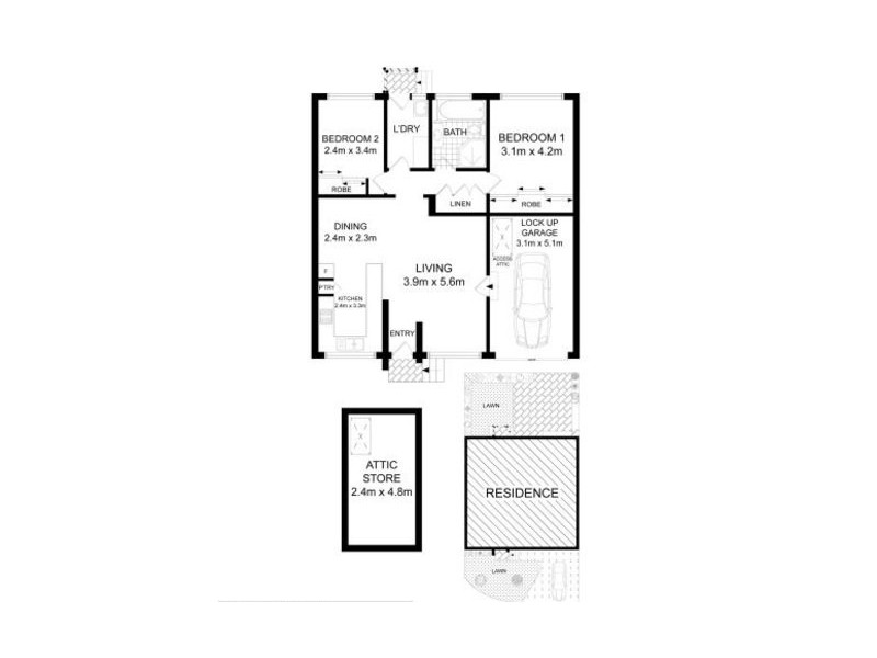 9/69 Bruce Avenue, Belfield NSW 2191 Floorplan