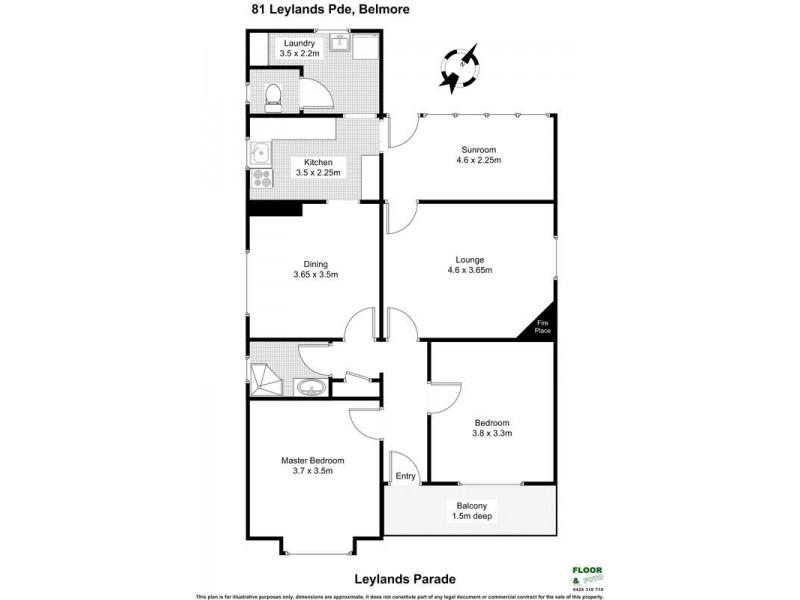 81 Leylands Parade, Belmore NSW 2192 Floorplan