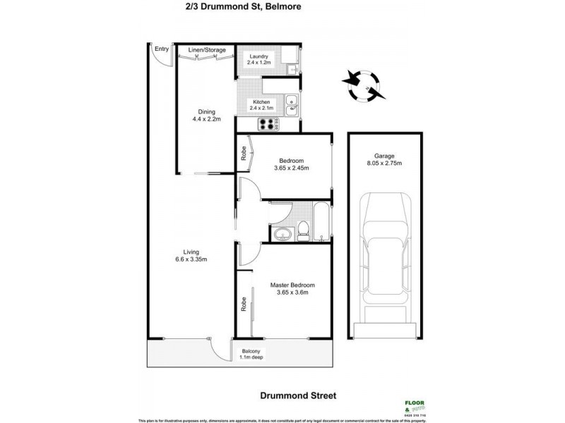 2/3 Drummond Street, Belmore NSW 2192 Floorplan