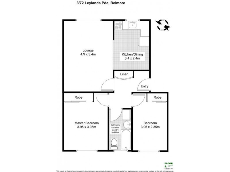 3/72 Leylands Parade, Belmore NSW 2192 Floorplan