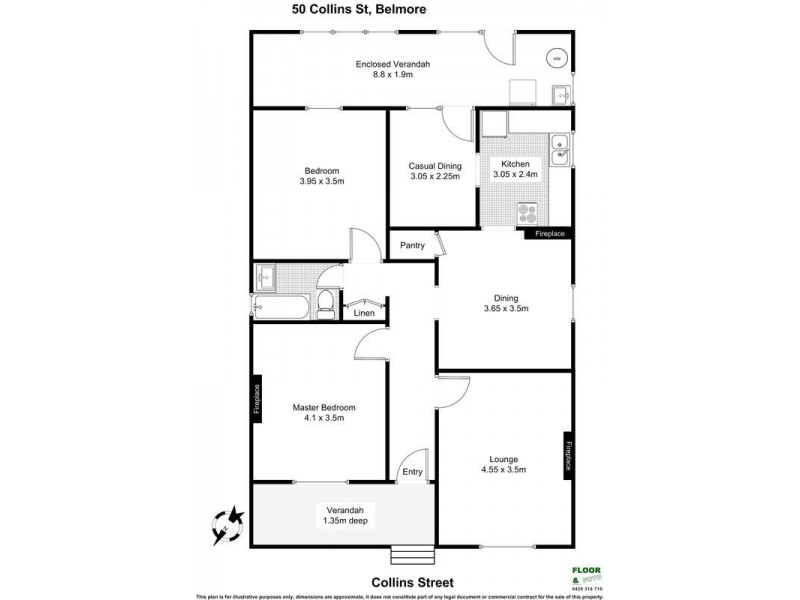 50 Collins Street, Belmore NSW 2192 Floorplan