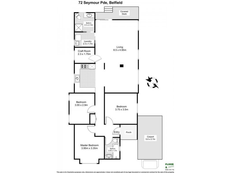 72 Seymour Parade, Belfield NSW 2191 Floorplan