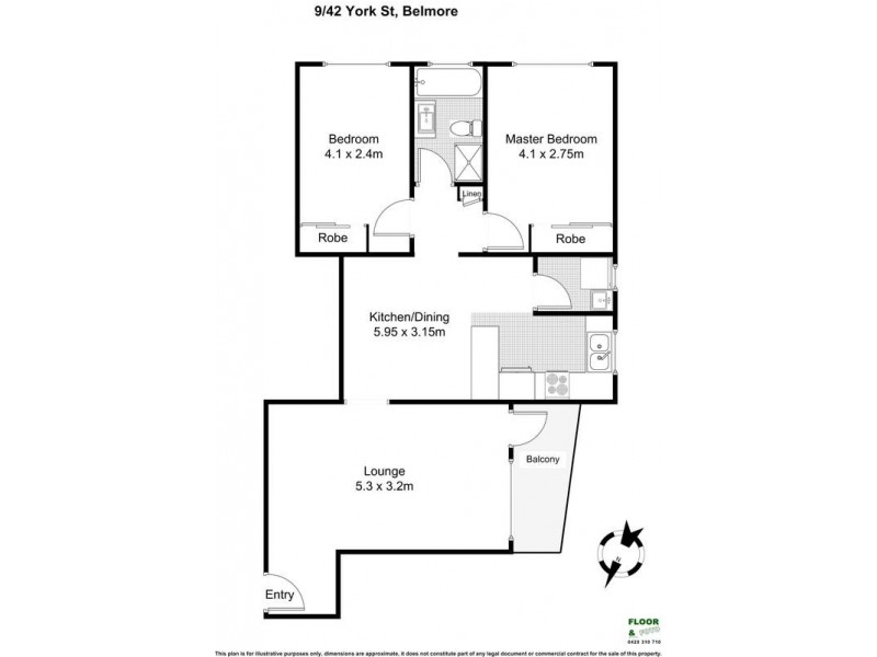 9/42 York Street, Belmore NSW 2192 Floorplan
