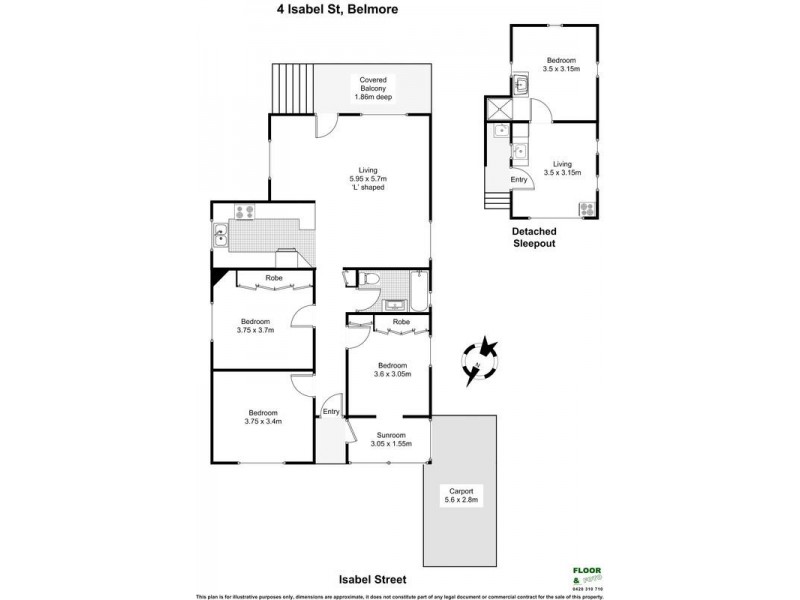 4 Isabel Street, Belmore NSW 2192 Floorplan