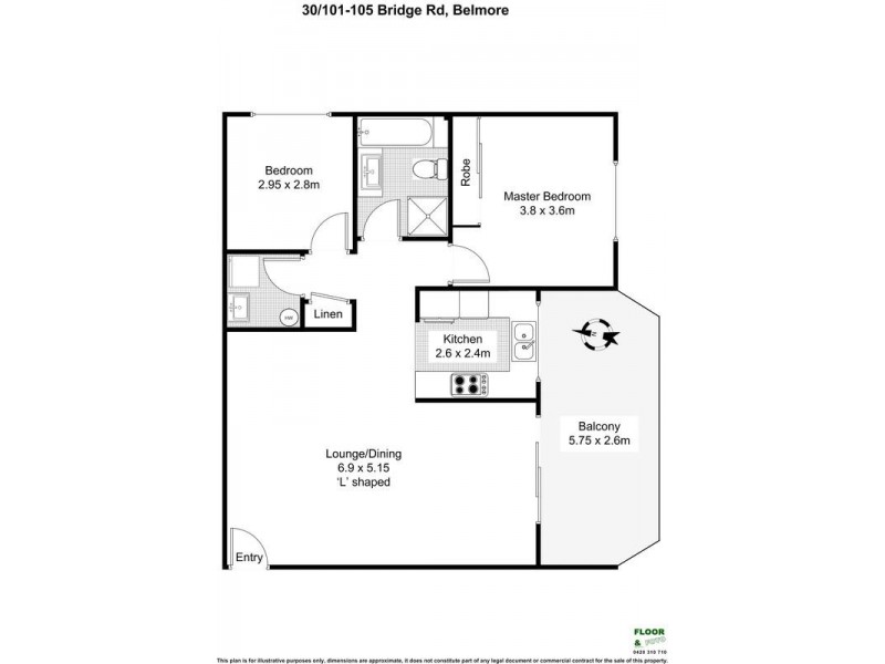 30/101-105 Bridge Road, Belmore NSW 2192 Floorplan