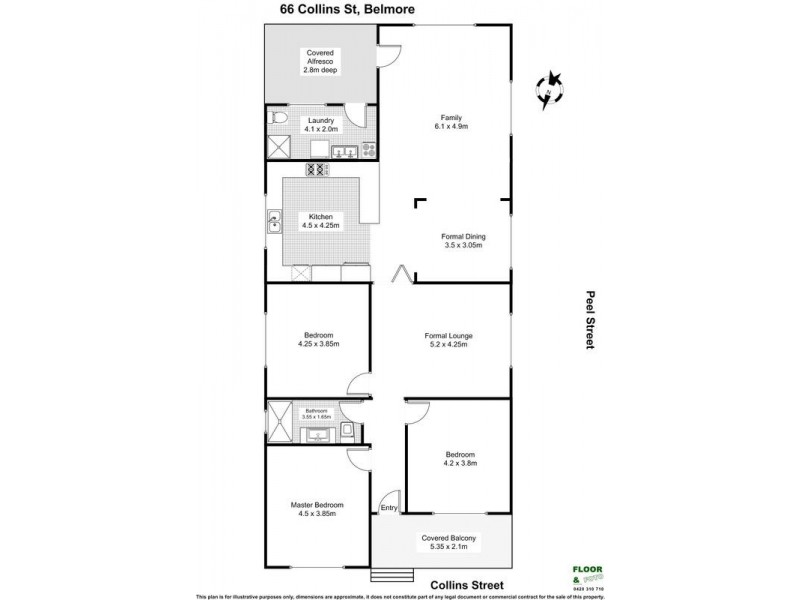 66 Collins Street, Belmore NSW 2192 Floorplan
