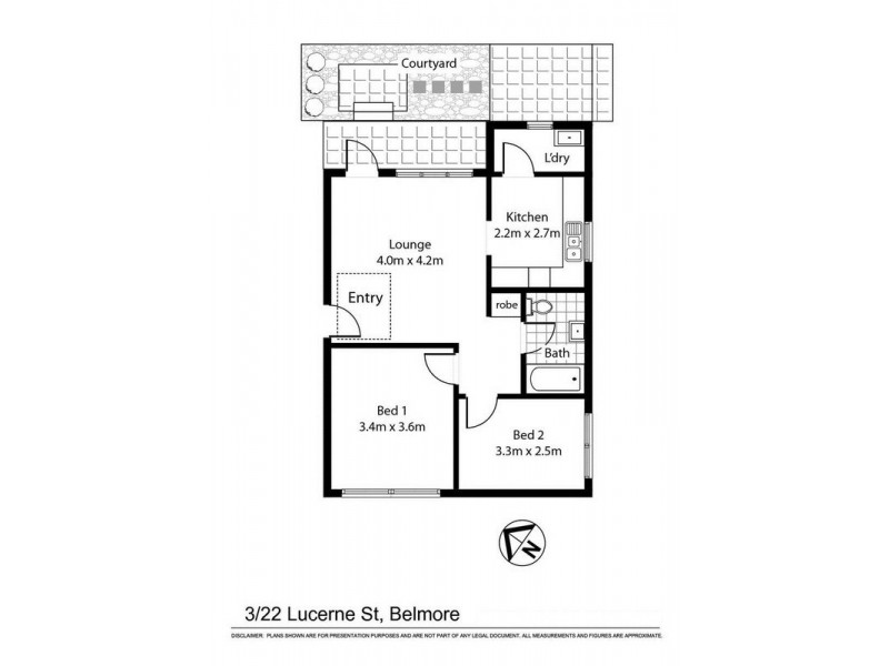 3/22 Lucerne Street, Belmore NSW 2192 Floorplan