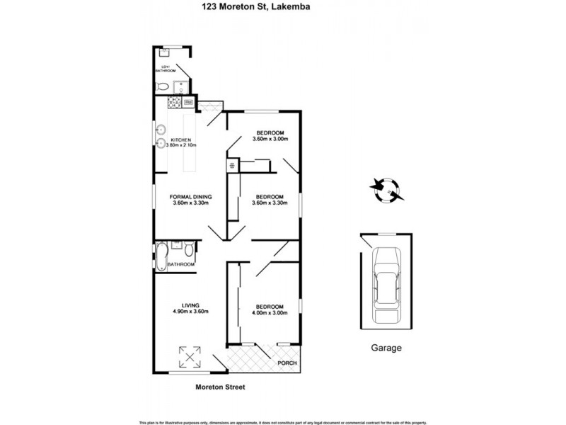 123 Moreton Street, Lakemba NSW 2195 Floorplan