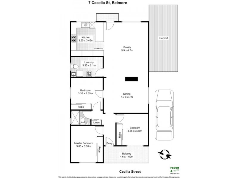 7 Cecilia Street, Belmore NSW 2192 Floorplan