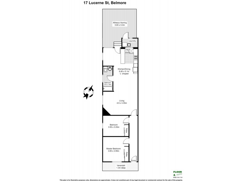 17 Lucerne Street, Belmore NSW 2192 Floorplan