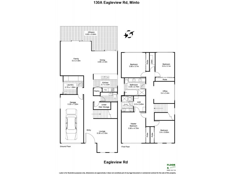130a Eagleview Road, Minto NSW 2566 Floorplan
