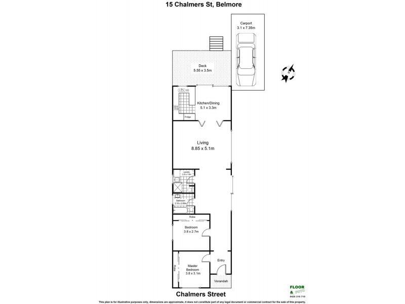 15 Chalmers Street, Belmore NSW 2192 Floorplan