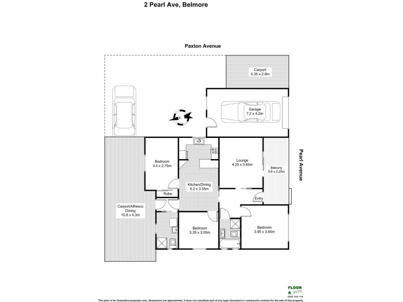 2 Pearl Avenue, Belmore NSW 2192 Floorplan