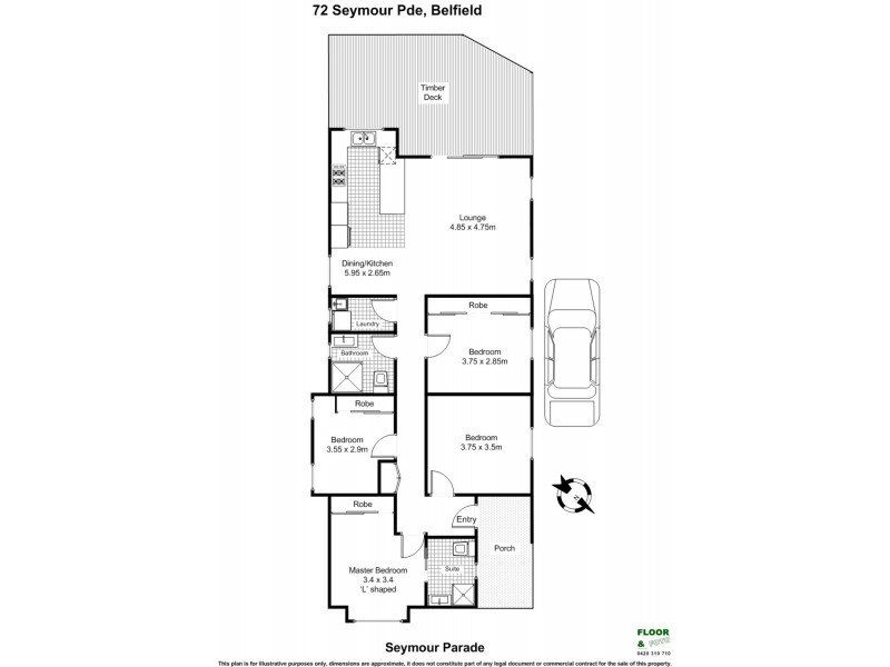 72 Seymour Parade, Belfield NSW 2191 Floorplan