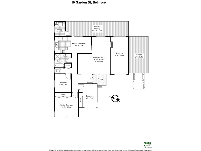 19 Garden Street, Belmore NSW 2192 Floorplan